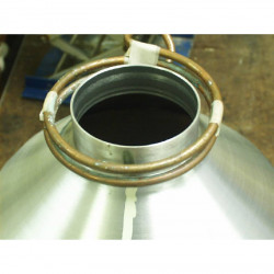 Recoacerea gâtului într-un dewar criogenic din aluminiu Recoacerea gâtului într-un dewar criogenic din aluminiu