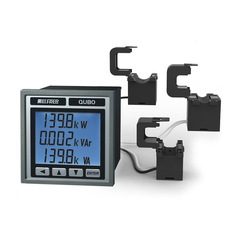 Multifunction network analyzers with miniature split-core CTs