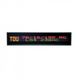 Large - size alphanumeric displays