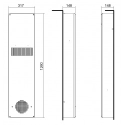 MIX80CX0B Air-air heat exchangers
