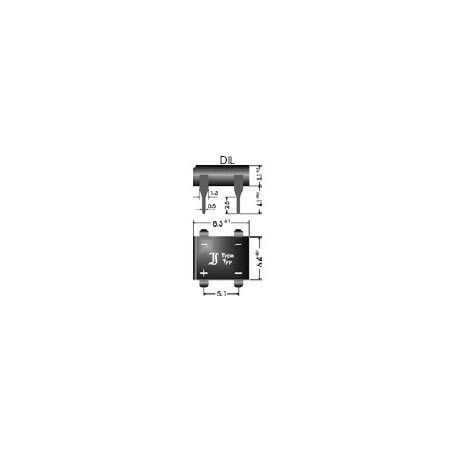 Bridge diode B380D.