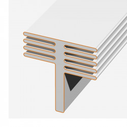 For mounting elements using alronic clips and screws