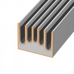 Alutronic profilgrebenyek - szélesség szerint rendezve
