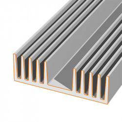 Profile de pieptene cu un decalaj de la Alutronic Profile de pieptene cu un decalaj de la Alutronic