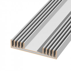 Profile de pieptene cu un decalaj de la Alutronic Profile de pieptene cu un decalaj de la Alutronic