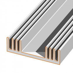 Cash profiles with AlUtronic gap