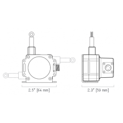 SPD-12-3 Linkowy przetwornik odległości IP67