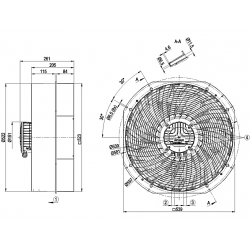 W3G450-ZO07-H1 Axial Fan