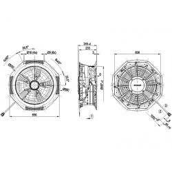 W3G500-KM03-I1 Axial fan