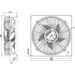 W3G710-NU31-03 Axialventilator