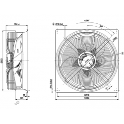 W3G800-KS39-03 Axial fan