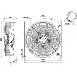 W3G800-KU21-D1 Axial Fan