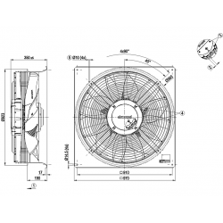 W3G800-LV05-36 Axial fan