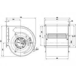 D3G318-BB35-01 Radial fan