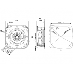 K1G220-RF01-01 ventilator radial