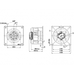 K3G450-PA31-03 Ventilateur radial
