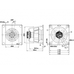 K3G560-PC04-01 Radial fan