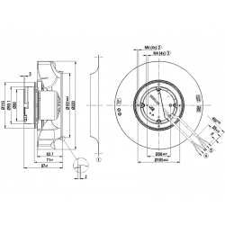 R1G220-RF01-01 Radial fan