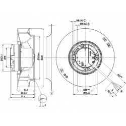R3G220-RD53-01 Radialventilator