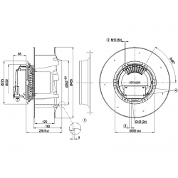 R3G400-BE08-N1 radial fan