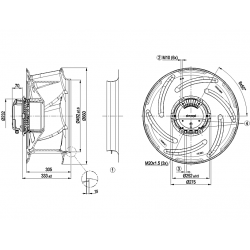 R3G630-FA38-03 Radial fan