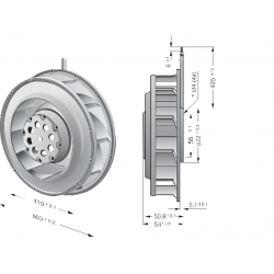 RER 160-28 / 06S radial fan