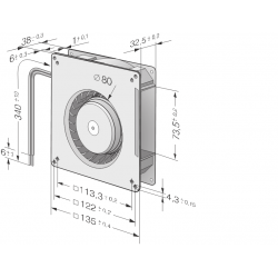 RG 90-18 / 14 NG Radial fan