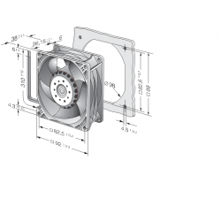 3212 Ventilator axial compact JH3