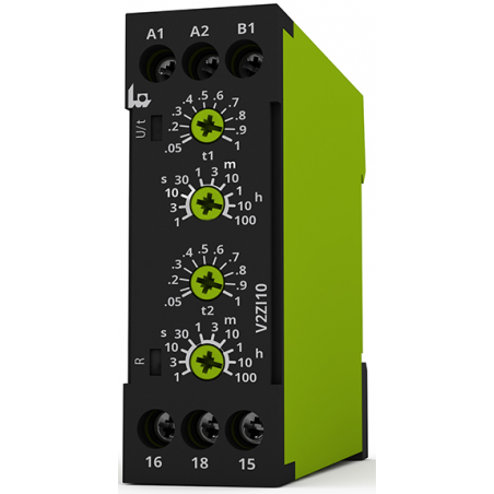 V2ZI10 12-240V AC / DC time relay, cyclic work