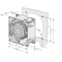 8550 A Compact axial fan