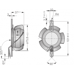 8550 TV Compact axial fan