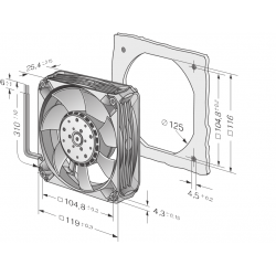 4414 FNH Fan compact axial