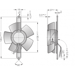 4606 Ventilator axial compact TZ 4606 Ventilator axial compact TZ