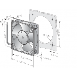 5218 NN Compact axial fan