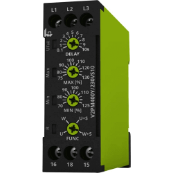 V2PM400Y / 230VS10 RELAY stebėjimas 3 fazių įtampa