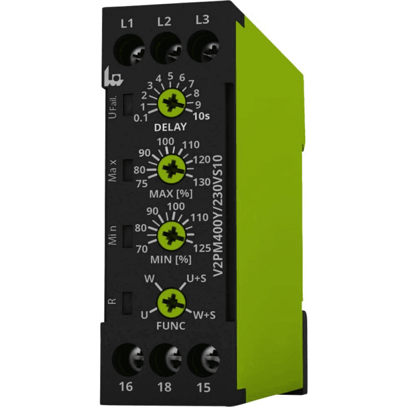 V2PM400Y / 230VS10 RELAY stebėjimas 3 fazių įtampa