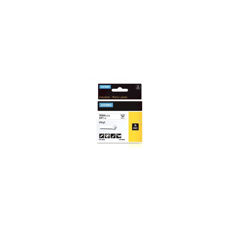 S0718620 Bandă de vinil cu lipici alb 19mm S0718620 Bandă de vinil cu lipici alb 19mm