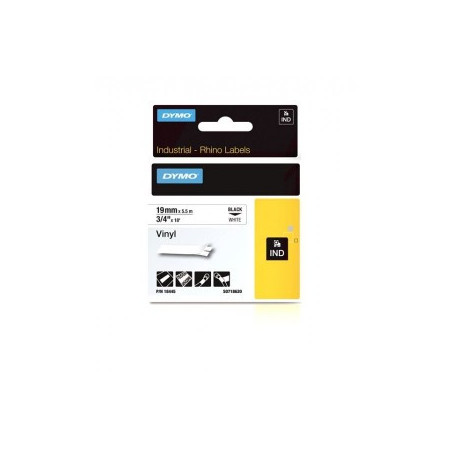 S0718620 Bandă de vinil cu lipici alb 19mm