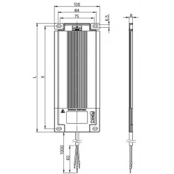 Flat heater CP 061 | 50 W, 100 W