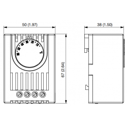 Mechanical thermostat TRT-230V-S01