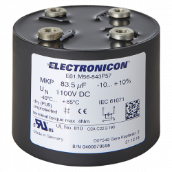 E61.p56-313p5* конденсатори постійного струму з низькою індуктивністю