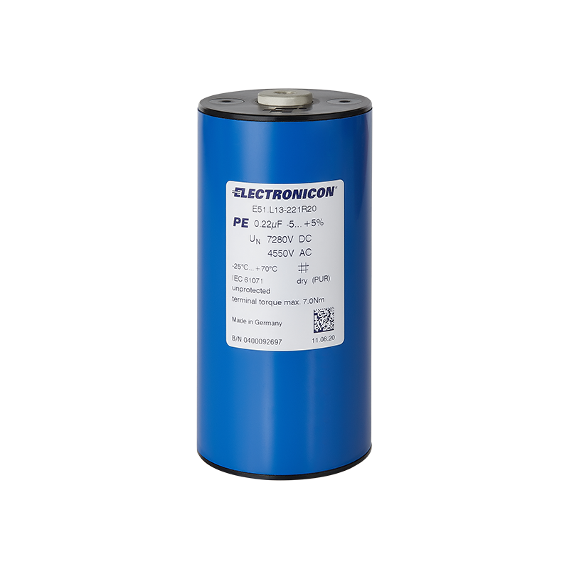 E51.13-152R20 Axial AC/DC capacitors with low inductance