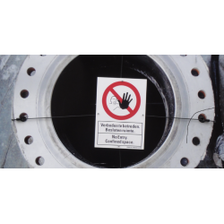 Manhole protector sign Manhole protector sign