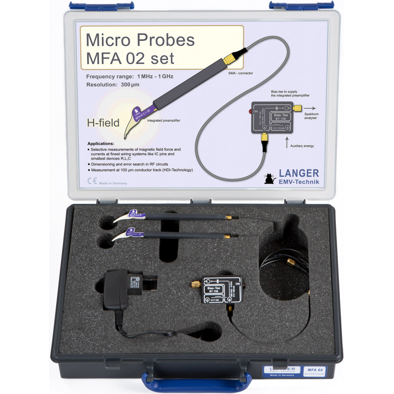 Zestaw MFA 02 Mikro sondy 1 MHz do 1 GHz