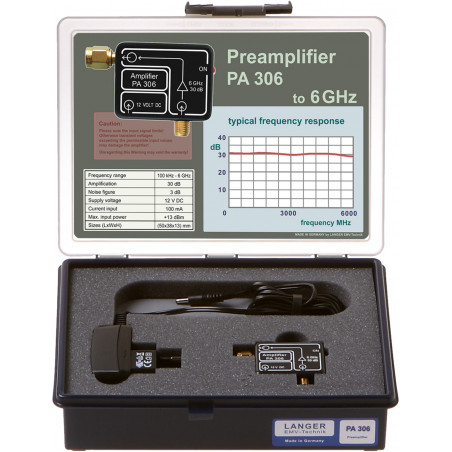 PA 306 SMA SMA ПРЕДИТРИФИЛЬТЕР 100 кГц до 6 ГГц