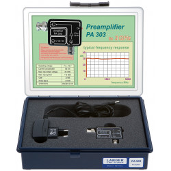 PA 303 BNC Przedwzmacniacz 100 kHz - 3 GHz Szett