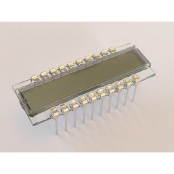 DE 188-RU-30/7,5 (3 volt) LCD-7-segmentový displej DE 188-RU-30/7,5 (3 volt) LCD-7-segmentový displej