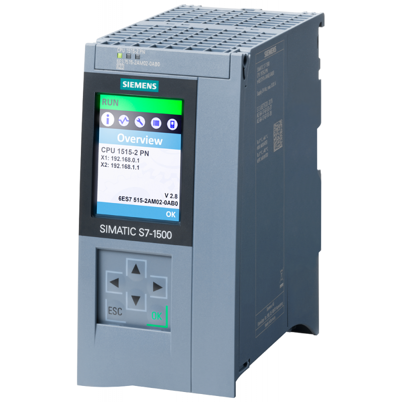 SIMATIC S7-1500 CPU 1515-2 PN Pamięć 500 KB program 3 MB dane Profinet Ethernet