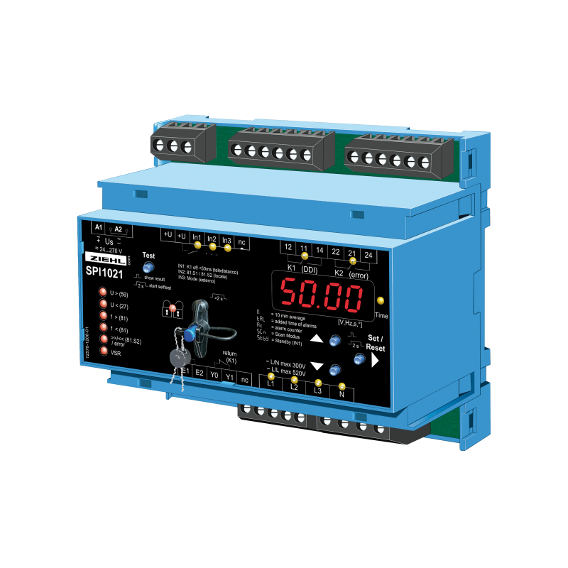 SP1021 Tensiune și frecvență releu SP1021 Tensiune și frecvență releu