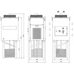 TCI70 60Hz răcitoare cu bobină de imersie TCI70 60Hz răcitoare cu bobină de imersie